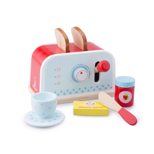 Nouveau Classic Toys Toaster Rouge avec Bleu